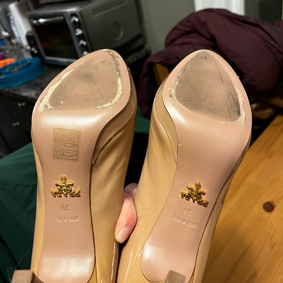 Prada Peep-Toe Pump size 38 - Picture 5 of 5